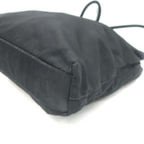 Vintage Prada Tessuto Nylon Small Shoulder Bag Black