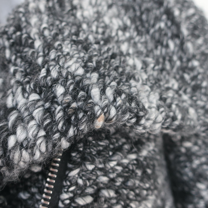 IRO Chanice Boucle Tweed Jacket Gray Wool-Blend Size 34