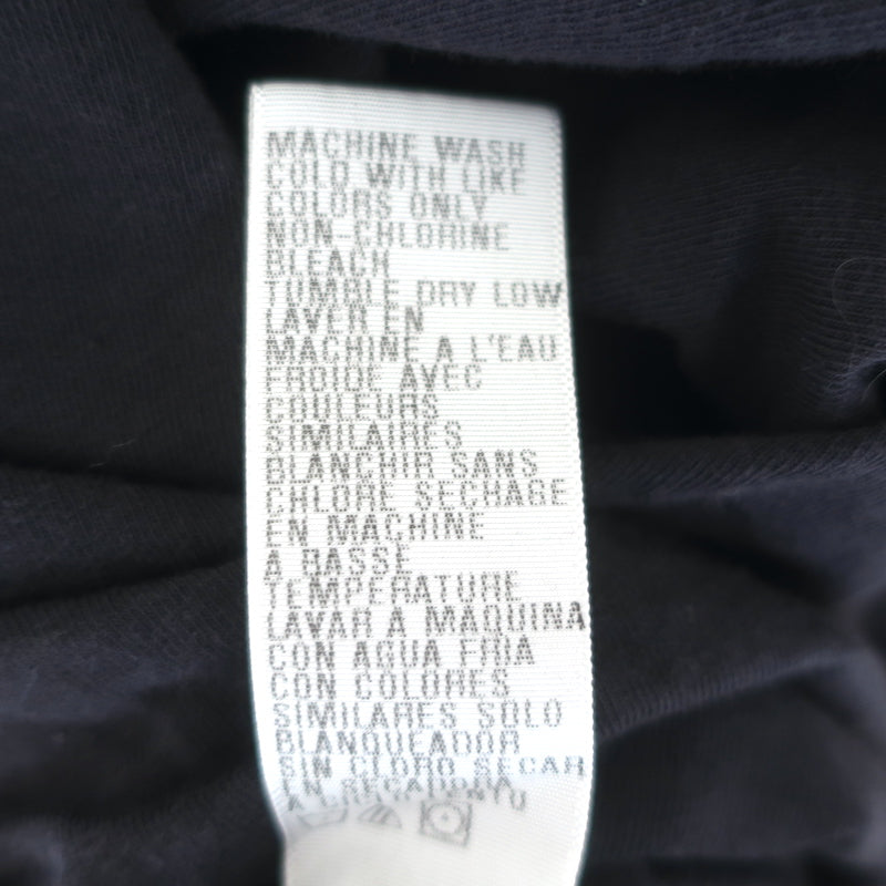 James Perse Classic Skinny T-Shirt Dress Black Ruched Stretch Jersey Size 4