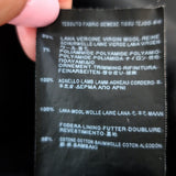 Saint Laurent Teddy Bomber Jacket Leather-Trim Burgundy Wool Size 46