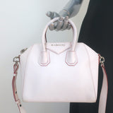 Givenchy Antigona Sugar Small Satchel Very Light Pink Leather Crossbody Bag