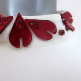 Alexander McQueen Embellished-Neck Sleeveless Mini Dress White Crepe Size 44