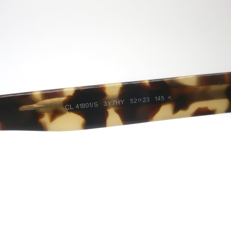 Celine Preppy Sunglasses Havana Tortoise CL 41801/S 3Y7HY 52mm