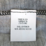 Helmut Lang Draped Tunic Mini Dress Brown Printed Jersey Size Large