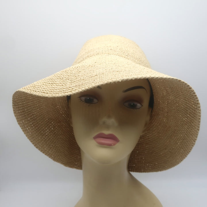 Janessa Leone Felix Straw Bucket Hat Natural Size Small