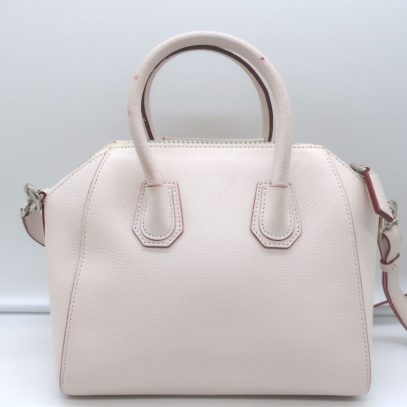 Givenchy Antigona Sugar Small Satchel Very Light Pink Leather Crossbody Bag