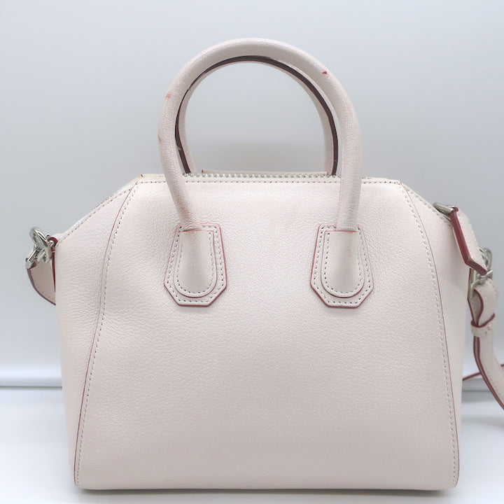 Givenchy Antigona Sugar Small Satchel Very Light Pink Leather Crossbody Bag