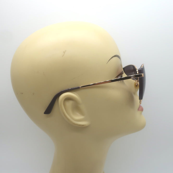 Gucci Oversize Cat Eye Sunglasses Rose Gold GG 2908/S DDBPR 60mm