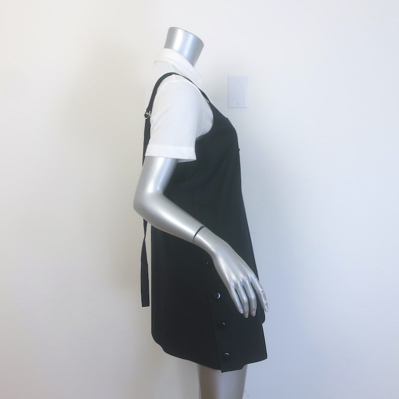 Lee Mathews Polo Shirt &amp; Davey Mini Dress Set Black &amp; White Size 0/Medium