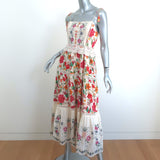 FARM Rio Embroidered Midi Dress Toucans Garden Floral Print Size Extra Small