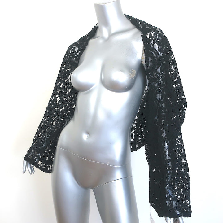 Atelier16 Lace Shrug Jacket Black One Size NEW