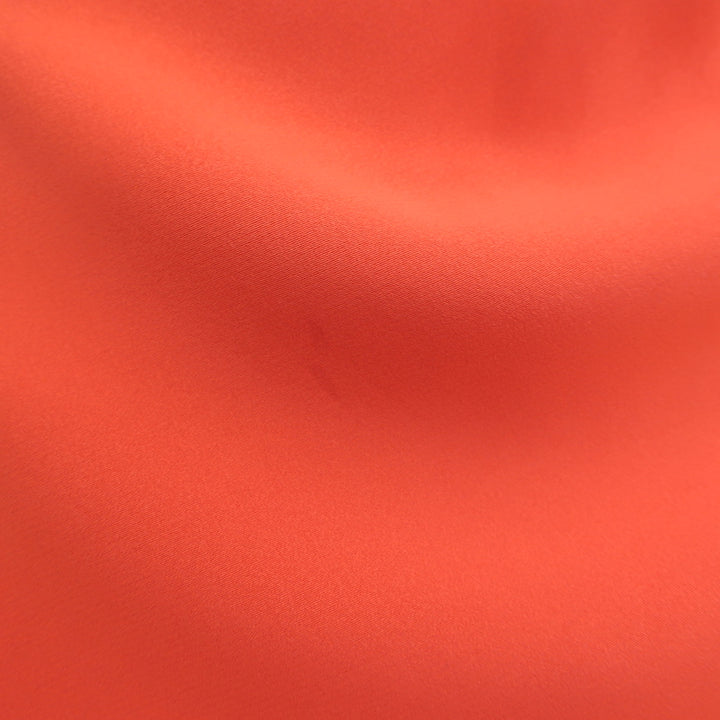 Zero + Maria Cornejo Asymmetric Dress Persimmon Silk Size 6