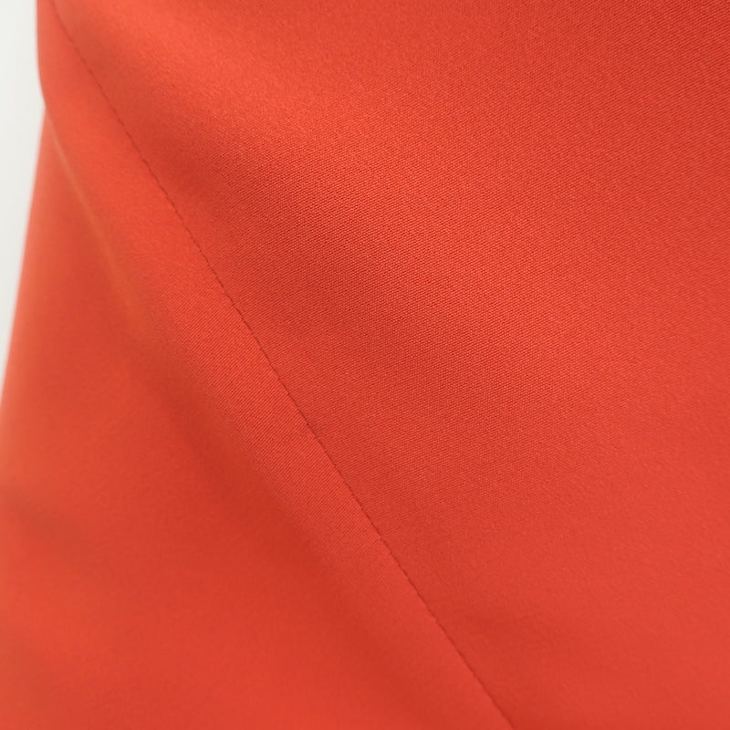Zero + Maria Cornejo Asymmetric Dress Persimmon Silk Size 6