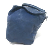 Givenchy Pandora medium navy leather crossbody with silver hardware, authentic pre-owned luxury bag