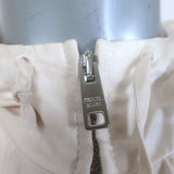 Prada Silk Twill Hooded Blouson Jacket Ivory Size 40