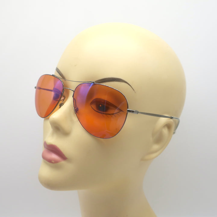 Gucci Aviator Sunglasses Gunmetal/Orange 2245/S KJ1DP