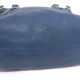 Givenchy Medium Pandora navy leather crossbody with silver hardware, pre-owned authentic luxury handbag