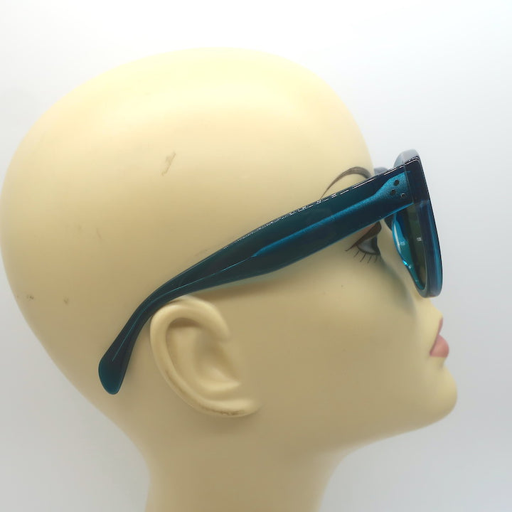 Celine Audrey Sunglasses Transparent Blue CL 41755 T9185 55mm