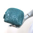Nancy Gonzalez Crocodile Cosmetic Bag Blue Mini Clutch