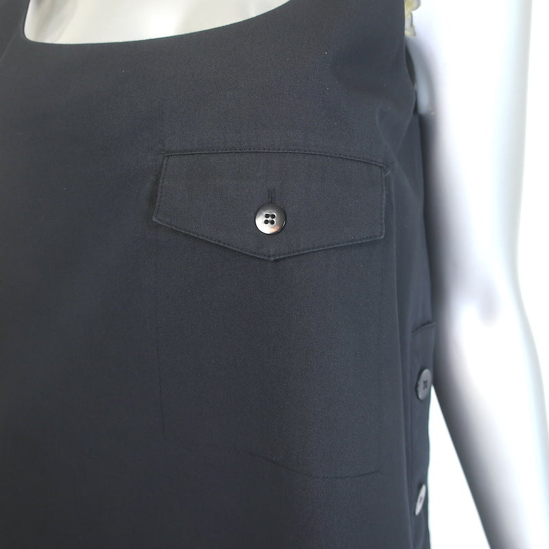 Lee Mathews Polo Shirt &amp; Davey Mini Dress Set Black &amp; White Size 0/Medium