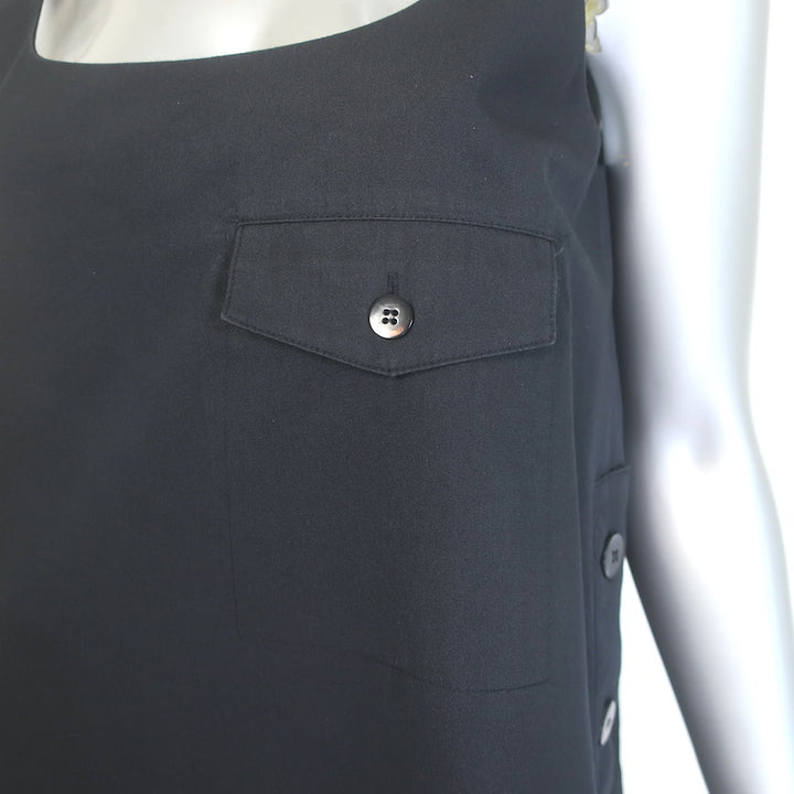 Lee Mathews Polo Shirt &amp; Davey Mini Dress Set Black &amp; White Size 0/Medium