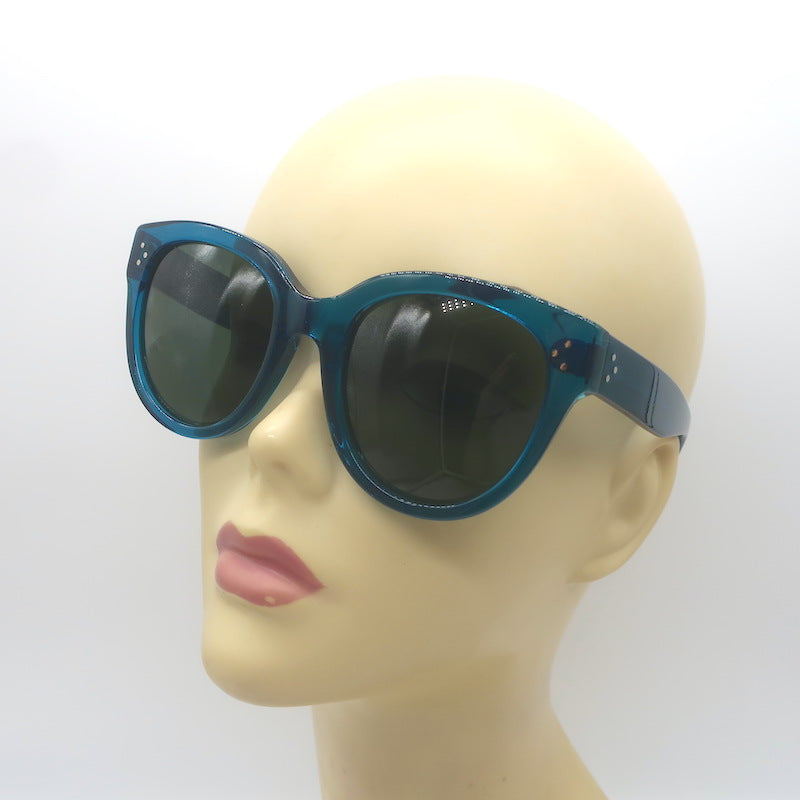 Celine Audrey Sunglasses Transparent Blue CL 41755 T9185 55mm