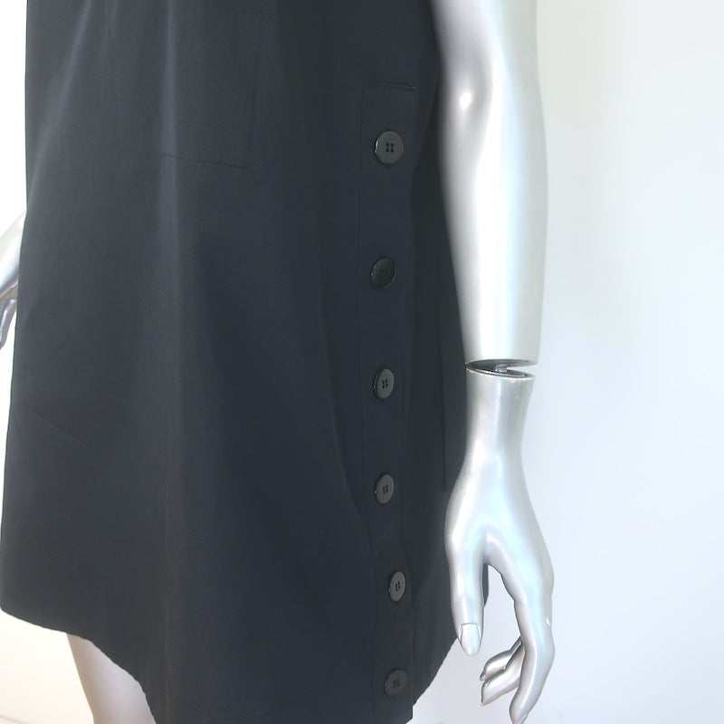 Lee Mathews Polo Shirt &amp; Davey Mini Dress Set Black &amp; White Size 0/Medium