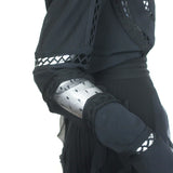 Givenchy Open Knit-Trim Ruffled Mini Dress Black Stretch Knit Size Extra Small