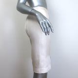 Prada Silk Twill Pencil Skirt Ivory Size 42