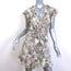 Veronica Beard Itzel Ruffled Mini Wrap Dress Cream Printed Cotton Size 2