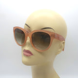 Celine Audrey Sunglasses Transparent Peach CL 41755 N8ODB 55mm