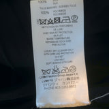 Givenchy Open Knit-Trim Ruffled Mini Dress Black Stretch Knit Size Extra Small