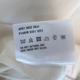 Prada Silk Twill Pencil Skirt Ivory Size 42