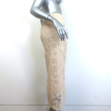 Brochu Walker Mara Lace Midi Skirt Buff Size Extra Small