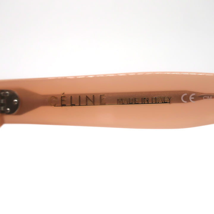 Celine Audrey Sunglasses Transparent Peach CL 41755 N8ODB 55mm