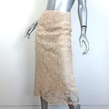 Brochu Walker Mara Lace Midi Skirt Buff Size Extra Small
