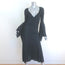 Vintage Yves Saint Laurent Tom Ford Bell Sleeve Dress Black Jersey Size Medium