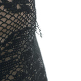 Christian Dior Fishnet Lace Sleeveless Top Black Size 40