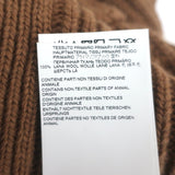 Dsquared2 Crystal-Embellished Cardigan Brown Distressed Knit Size Extra Small