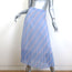 Sandro Eode Keep on Dancing Print Pleated Midi Skirt Light Blue Chiffon Size 1