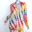 The Elder Statesman Tie Dye Cashmere Cardigan Size Extra Small V-Neck Sweater