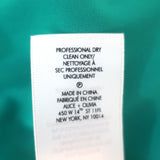 Alice + Olivia Tiered Ruffle Mini Dress Turquoise Chiffon Size 0 NEW