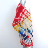 The Elder Statesman Tie Dye Cashmere Cardigan Size Extra Small V-Neck Sweater