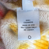 The Elder Statesman Tie Dye Cashmere Cardigan Size Extra Small V-Neck Sweater