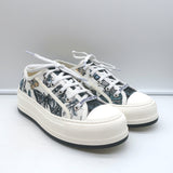 Christian Dior Walk'n'Dior Platform Sneakers Toile de Jouy Papillon Size 38