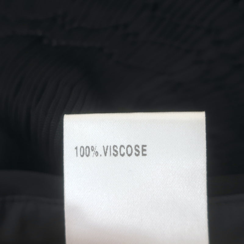 Vintage Chloe Phoebe Philo Smocked Slinky Jersey Halter Dress Black Size Medium