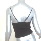 A.L.C. Ava Stretch Knit Tank Top Dark Brown Size Small