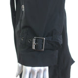 Burberry Brit Buckingham Packable Trench Coat Black Size US 4 Belted Jacket