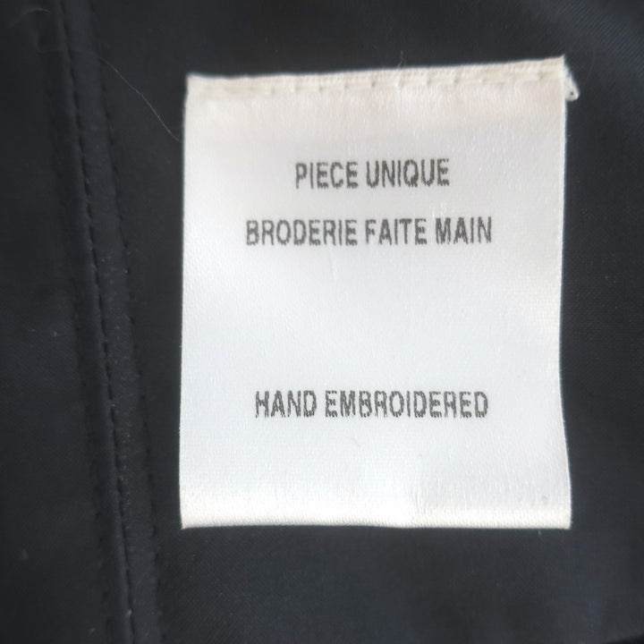Vintage Chloe Phoebe Philo Smocked Slinky Jersey Halter Dress Black Size Medium