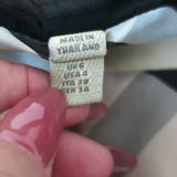 Burberry Brit Buckingham Packable Trench Coat Black Size US 4 Belted Jacket